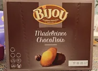 Madeleines choco noir