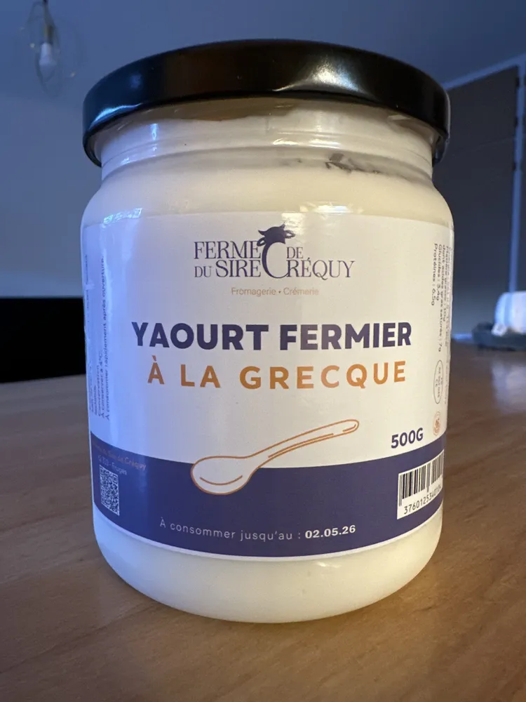 YAOURT FERMIER À LA GRECQUE