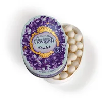 Boite ovale violette usa