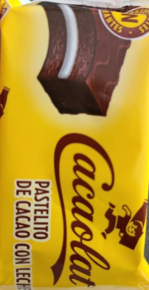 Pastelitos de cacao con leche