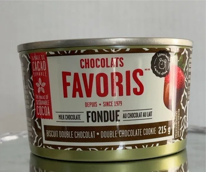 Fondue Au Chocolat Au Lait / Biscuit Double Chocolat