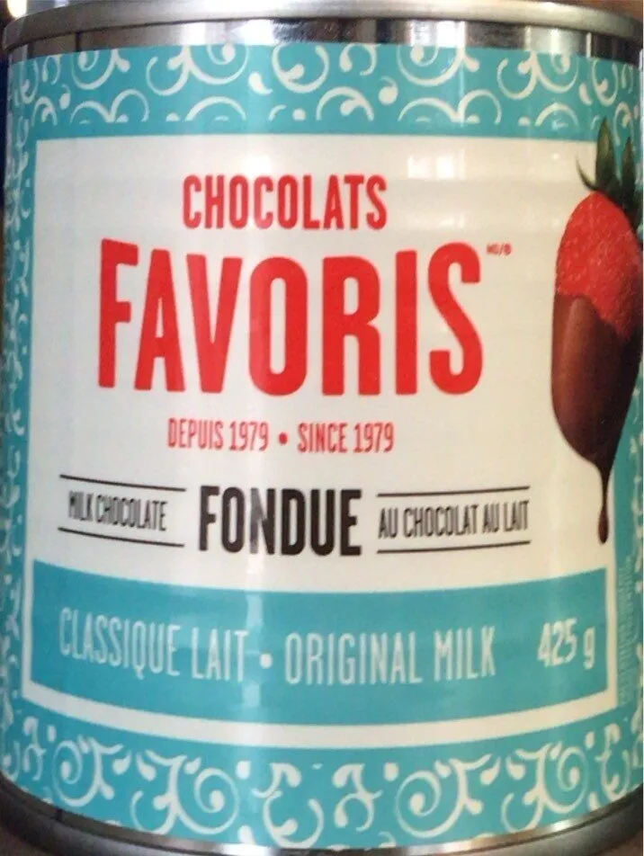 Fondue au chocolat au lait