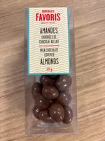 Amandes enrobées de chocolat
