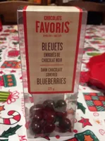 Bleues enrobés de chocolat noir