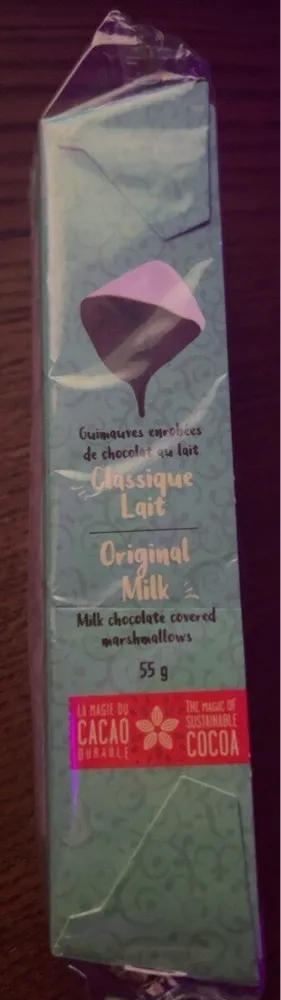 Guimauves enrober de chocolat au lait