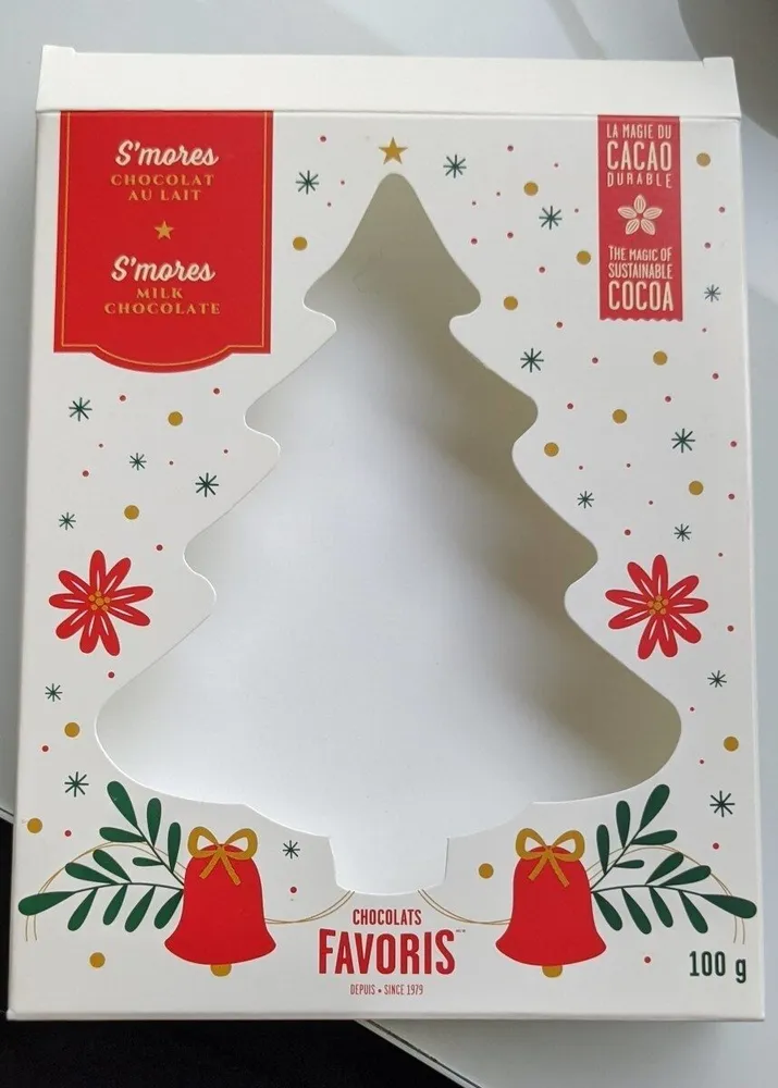 Sapin éclaté S'mores chocolat au lait