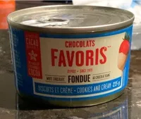 Chocolat Favoris Biscuit et crème
