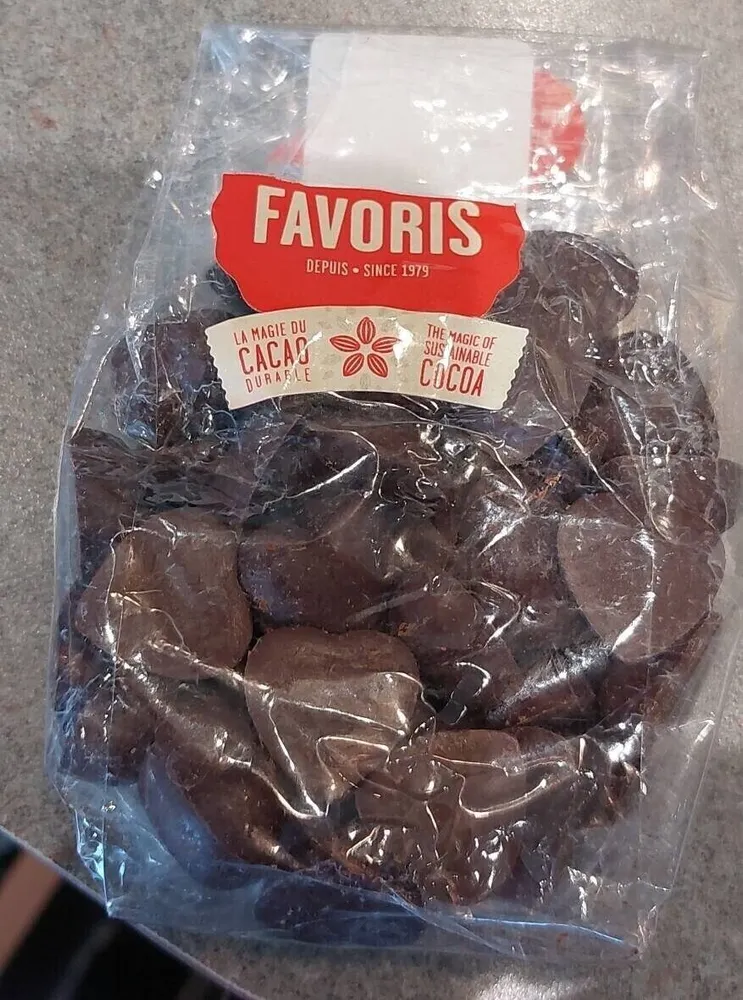 Petit coeur-chocolat noir