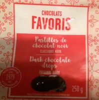 Pastilles de chocolat noir