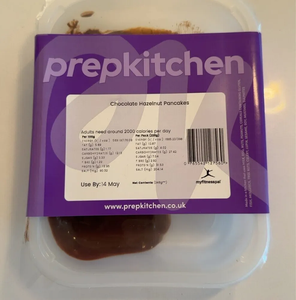 Prepkitchen hazelnut pancakes