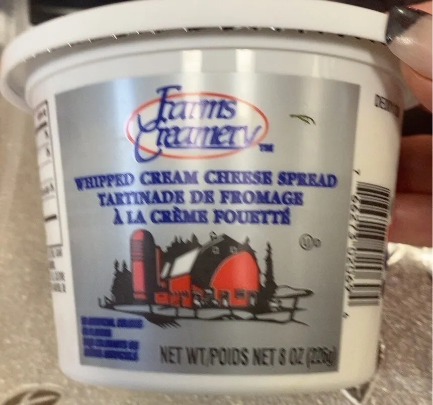 Whipped cream cheese spread