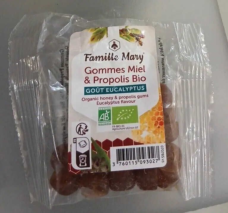 Gomme Miel et Propolis Bio