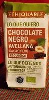 CHOCOLATE NEGRO AVELLANA CACAO PERÚ ECOLÓGICO