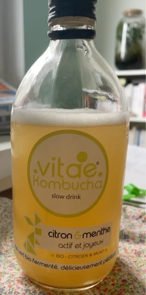 Vitae Kombucha citron menthe