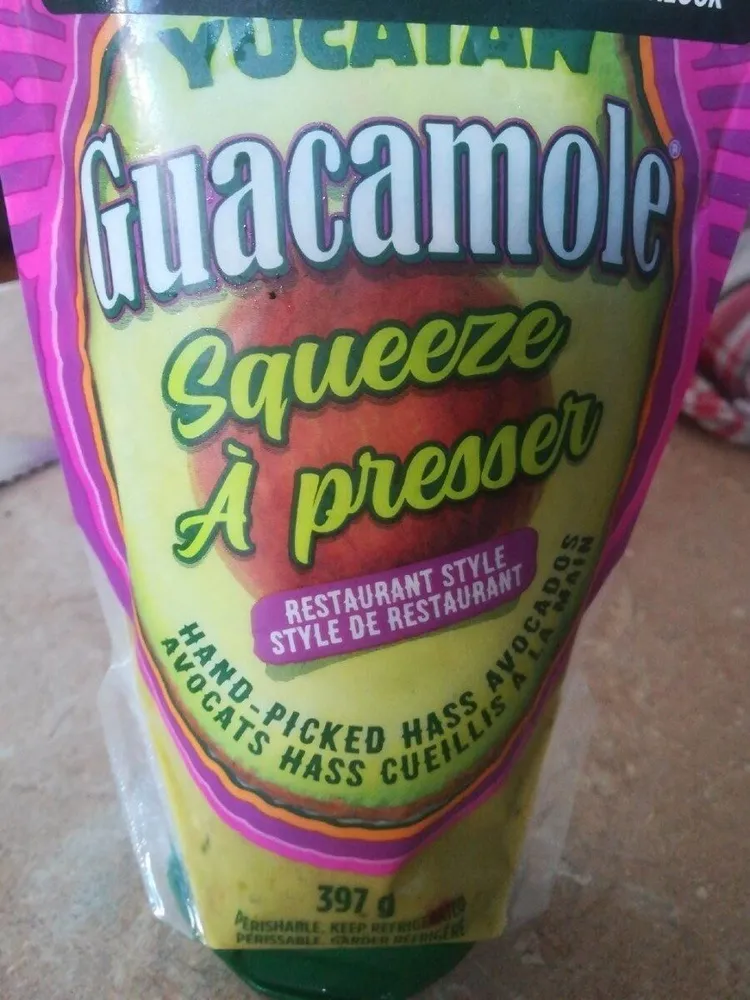 Guacamole squeeze à presser