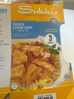 Chicken Cashew Curry with Turmeric Rice