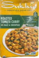 Roasted Tomato Curry with Kale & Garbanzos