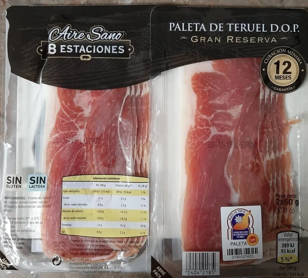 Paleta de Teruel D.O.P.