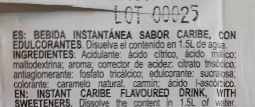 bebida elevenfit sabor Mix Caribe