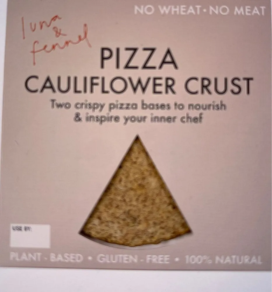 Pizza cauliflower crust