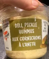Dill pickle hummus