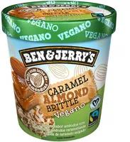 Sorvete Vegano Caramel Almond Brittle Ben Jerrys Pote 458ml