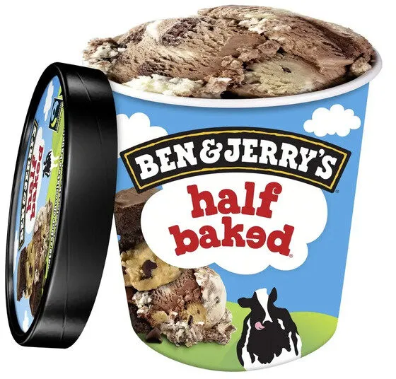 Sorvete Half Baked Ben Jerrys Pote 458ml
