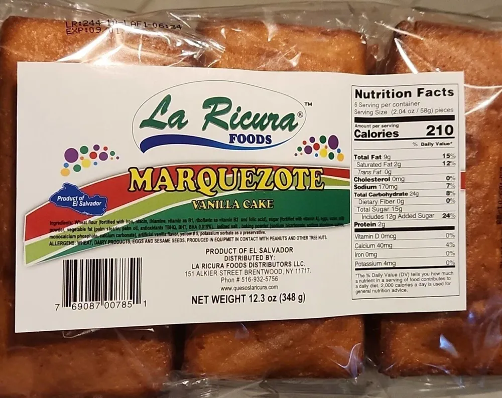 Marquezote Vanilla Cake