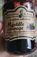 Confiture myrtille sauvage