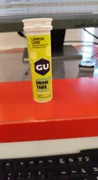 Gu, hydration drink tabs, lemon lime