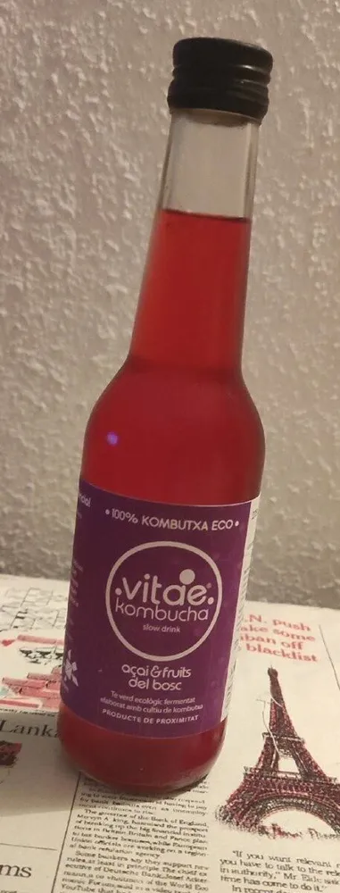Kombucha açai i fruits del bosc