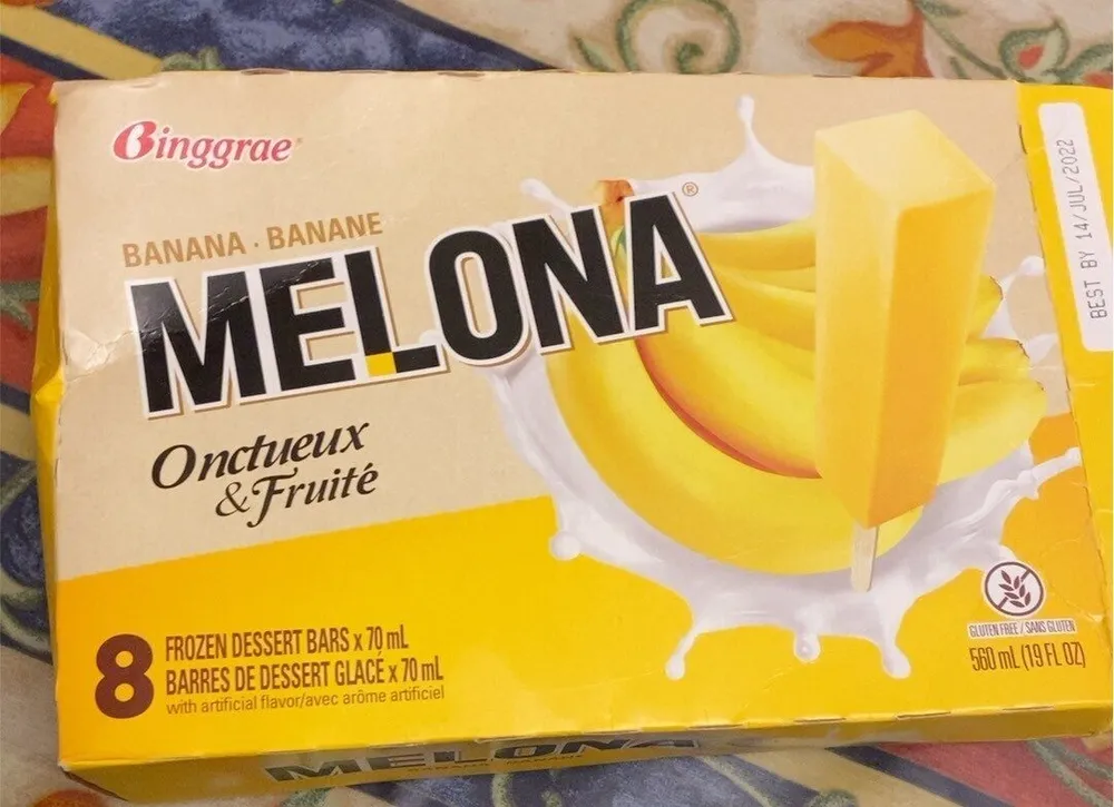 Banana popsicle