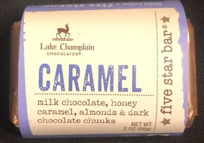 Caramel chocolate bar