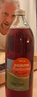 Jus de pomme framboise