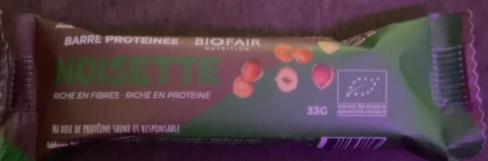 Barre proteinée noisettes
