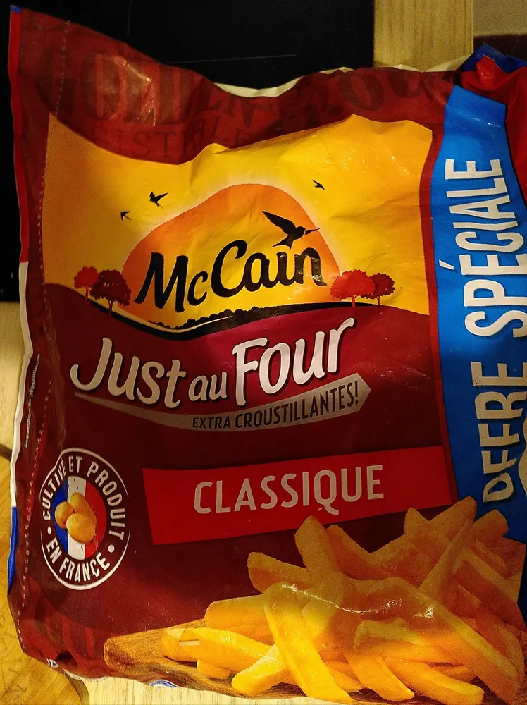 Frites classique Just au four