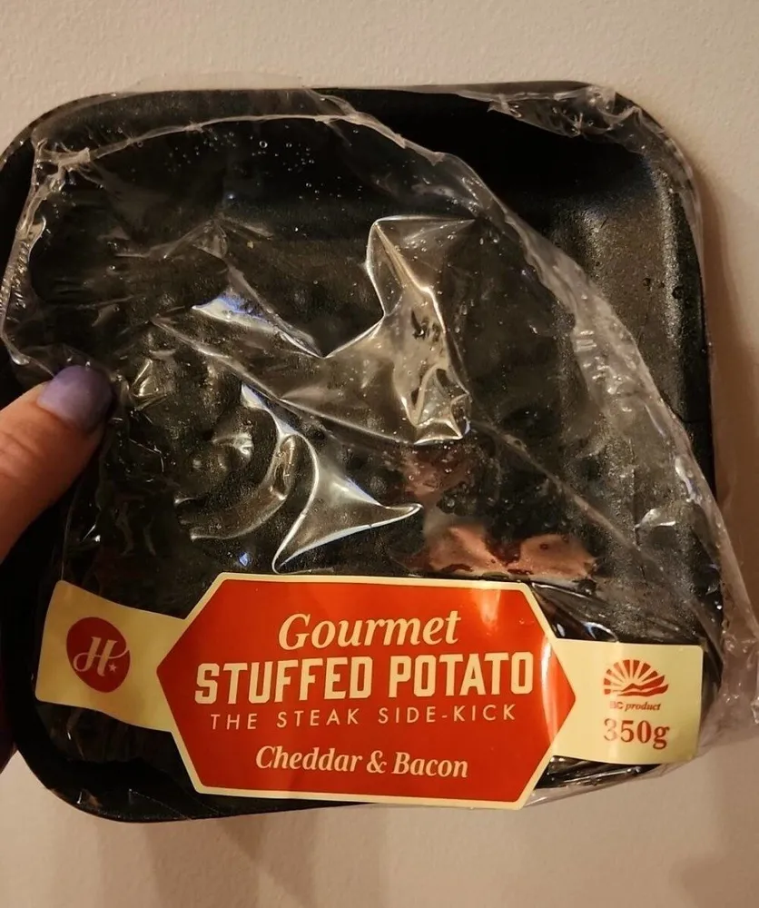 Gourmet Stuffed Potato Cheddar and Bacon