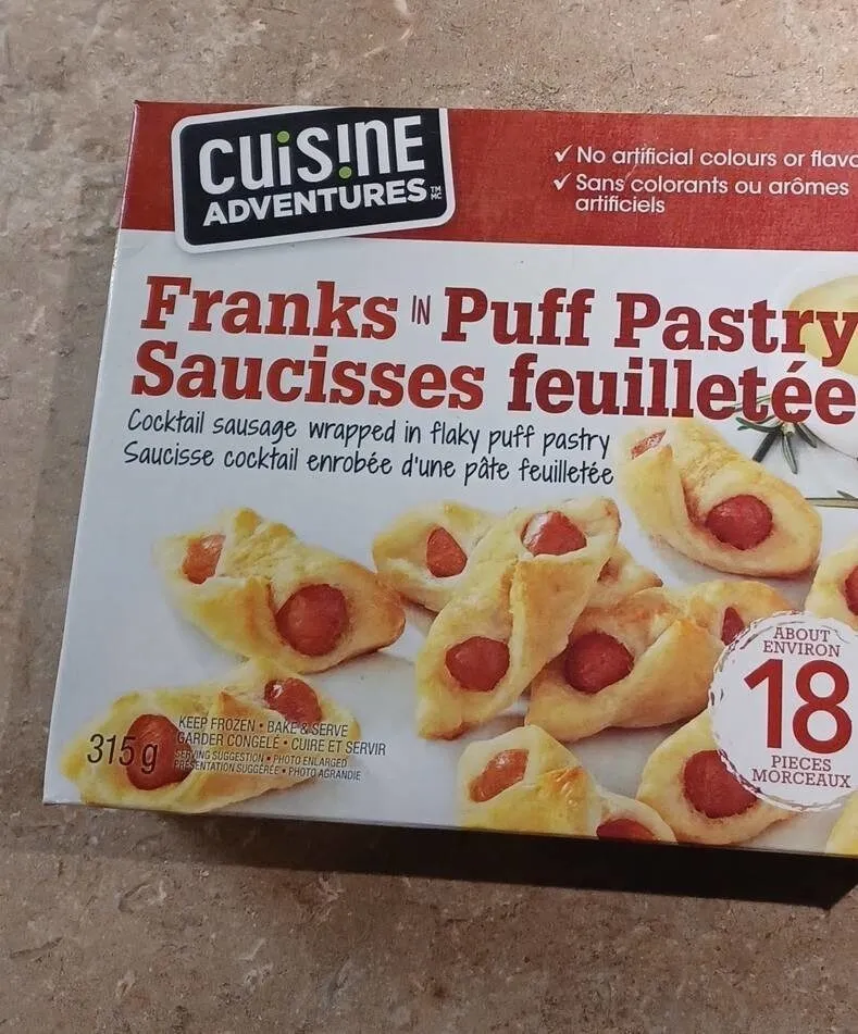 Saucisses feuilletées