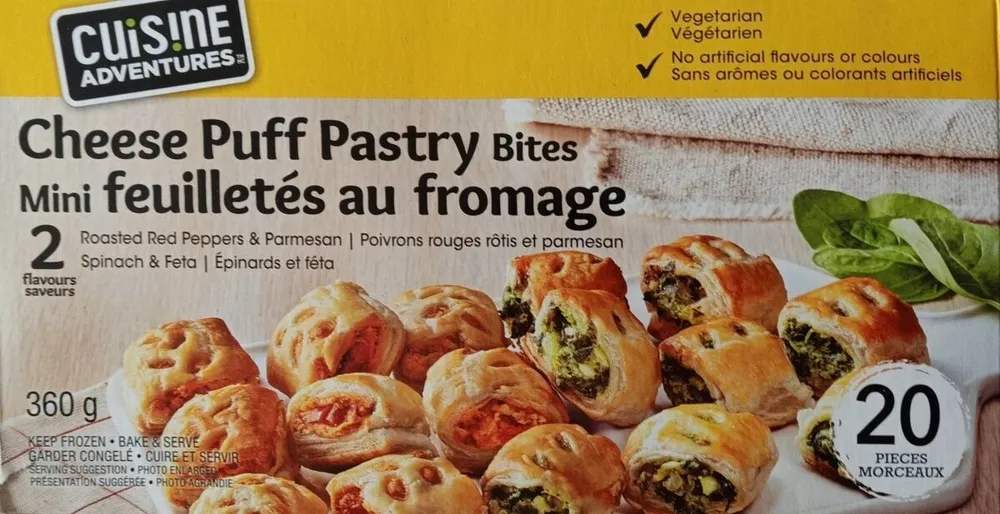 Mini feuilletés au fromage