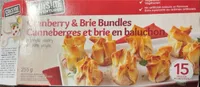 Canneberges et brie en baluchon