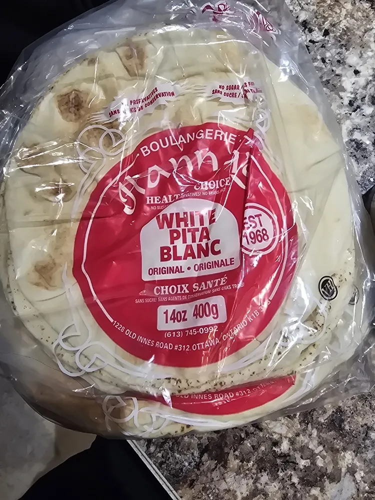 Hanna’s white pita