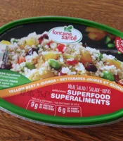 Salade de quinoa et bettraves jaunes