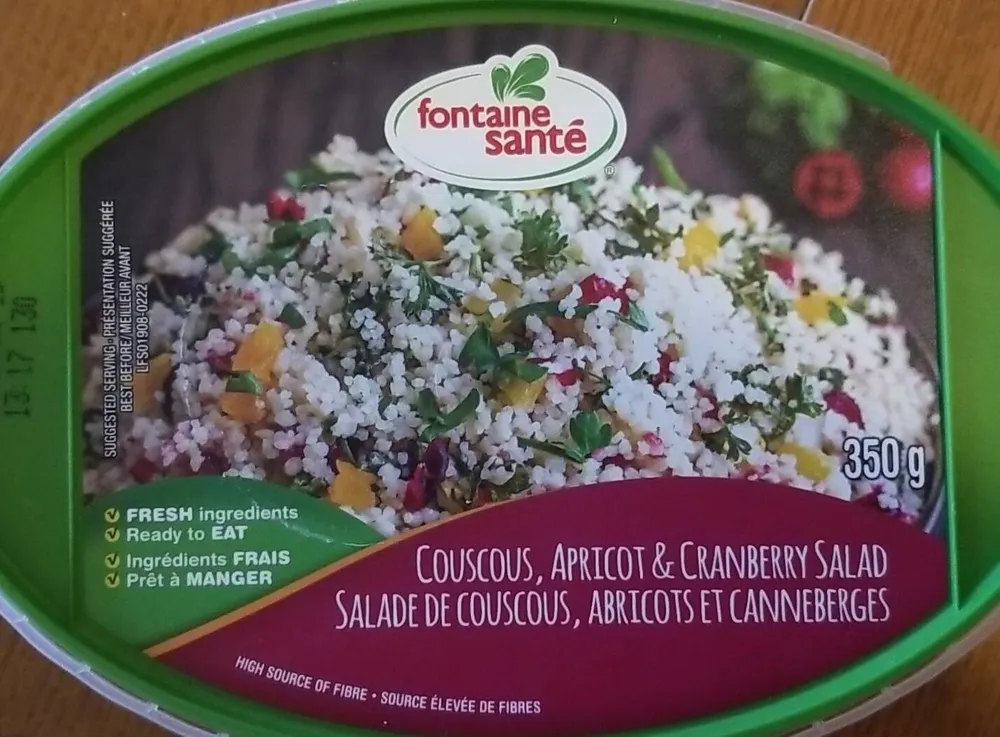 Couscous abricots et canneberges
