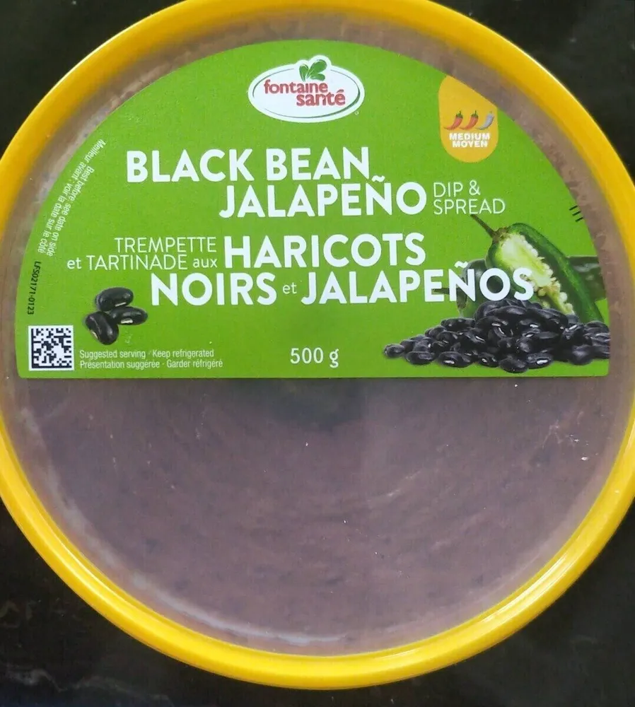 Black Bean Jalapeno dip and spread