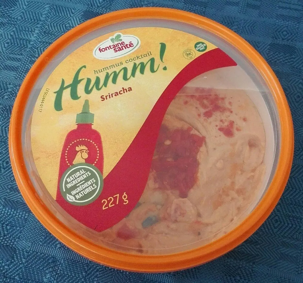 Hummus cocktail Sriracha