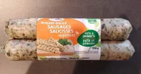 Saucisses végétales