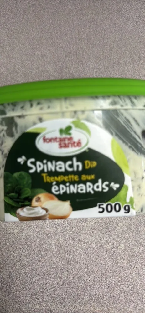 Trempette aux épinards