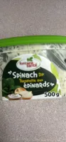 Trempette aux épinards