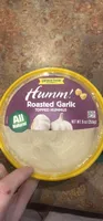 Roasted Garlic Topped Hummus