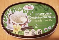 Crème de coco glacée Vanille